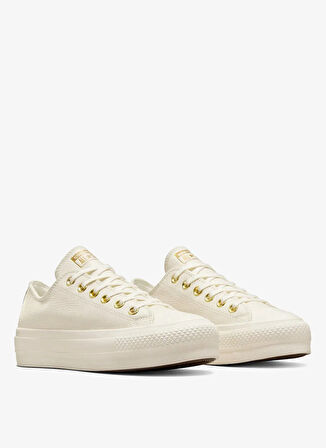 Converse A12765C.286 CHUCK TAYLOR ALL STAR L Krem Kadın Lifestyle Ayakkabı
