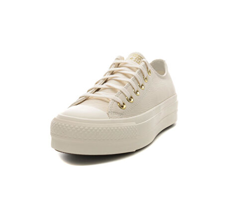 A12765C-K Converse Chuck Taylor All Star Lıft Kadın Spor Ayakkabı Krem