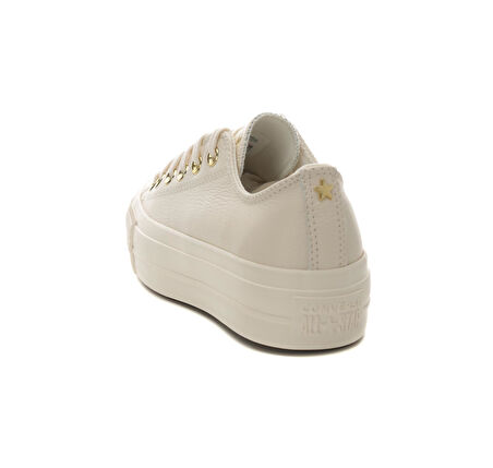 A12765C-K Converse Chuck Taylor All Star Lıft Kadın Spor Ayakkabı Krem