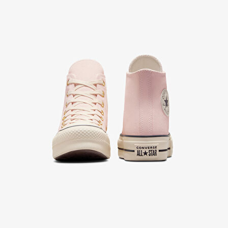 Converse Chuck Taylor All Star Lift Kadın Pembe Süet Platform Sneaker