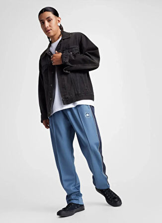 Converse 10027328.480 RETRO TRACK PANTS Mavi Lastikli Bel Regular Fit Düz Erkek Eşofman Altı