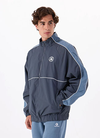 Converse 10027664.403 STARSPRINTER 2.0 COLOR Lacivert Regular Fit Düz Erkek Zip Ceket