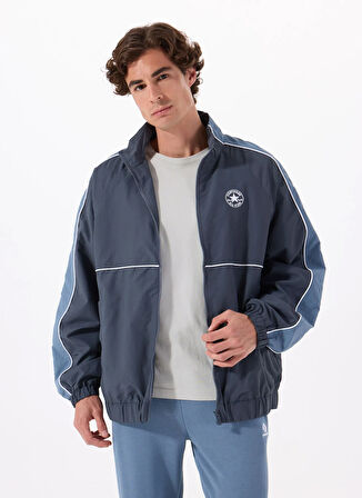 Converse 10027664.403 STARSPRINTER 2.0 COLOR Lacivert Regular Fit Düz Erkek Zip Ceket