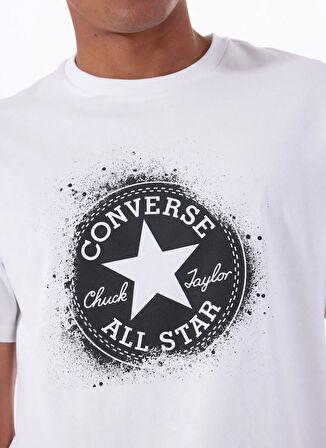 10027998.102 ALL STAR STENCIL T-SHI Beyaz Yuvarlak Regular Fit Baskılı Erkek T-Shirt