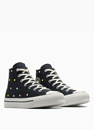 Siyah Kız Çocuk Kanvas Yürüyüş Ayakkabısı A12608C.001-CHUCK TAYLOR ALL STAR