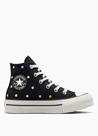 Siyah Kız Çocuk Kanvas Yürüyüş Ayakkabısı A12609C.001-CHUCK TAYLOR ALL STAR