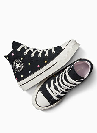 Siyah Kız Çocuk Kanvas Yürüyüş Ayakkabısı A12609C.001-CHUCK TAYLOR ALL STAR