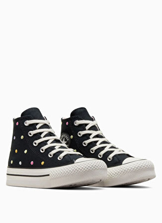 Siyah Kız Çocuk Kanvas Yürüyüş Ayakkabısı A12609C.001-CHUCK TAYLOR ALL STAR
