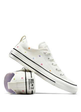Beyaz Kız Çocuk Kanvas Yürüyüş Ayakkabısı A12619C.103-CHUCK TAYLOR ALL STAR