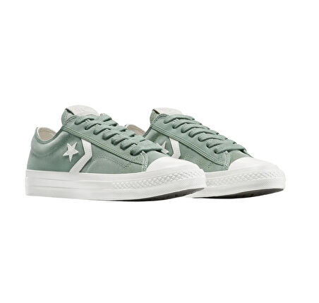 A13607C-K Converse Star Player 76 Suede Kadın Spor Ayakkabı Yeşil