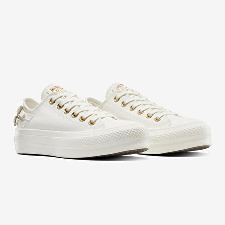 Convers Chuck Tayloy All Star Lıft Platform Taban Buckle Kadın Ayakkabı A11866C