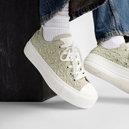 Converse Chuck Taylor All Star Lıft Kadın Yeşil Sneaker