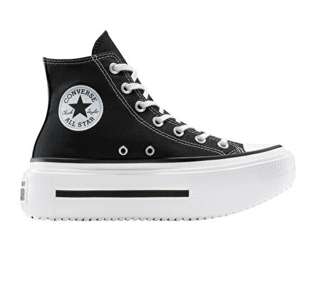 A12975C-K Converse Chuck Taylor All Star Lıft Double Stack Kadın Spor Ayakkabı Siyah