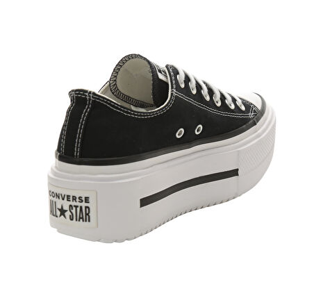A15490C-K Converse Chuck Taylor All Star Lıft Double Stack Platform Kadın Spor Ayakkabı Siyah