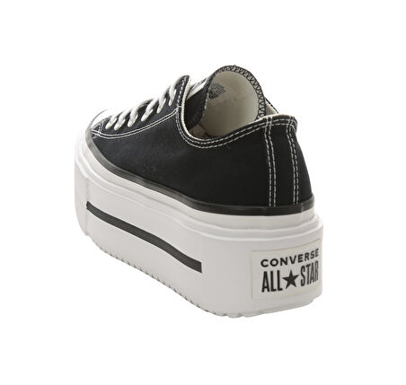 A15490C-K Converse Chuck Taylor All Star Lıft Double Stack Platform Kadın Spor Ayakkabı Siyah