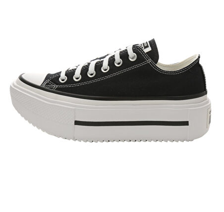 A15490C-K Converse Chuck Taylor All Star Lıft Double Stack Platform Kadın Spor Ayakkabı Siyah