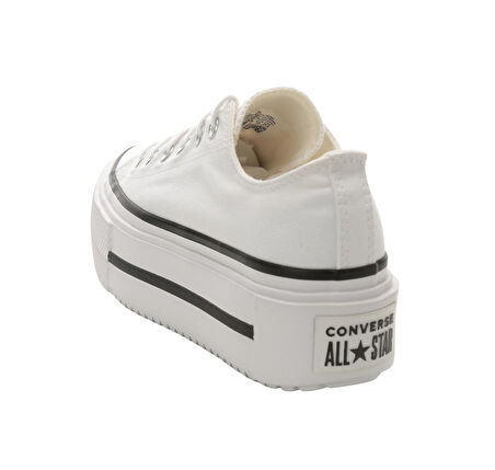 A15491C-K Converse Chuck Taylor All Star Lıft Double Stack Platform Kadın Spor Ayakkabı Beyaz