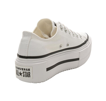 A15491C-K Converse Chuck Taylor All Star Lıft Double Stack Platform Kadın Spor Ayakkabı Beyaz