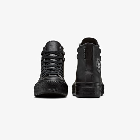 Converse Chuck Taylor All Star Lift Platform Deri Unisex Siyah Sneaker