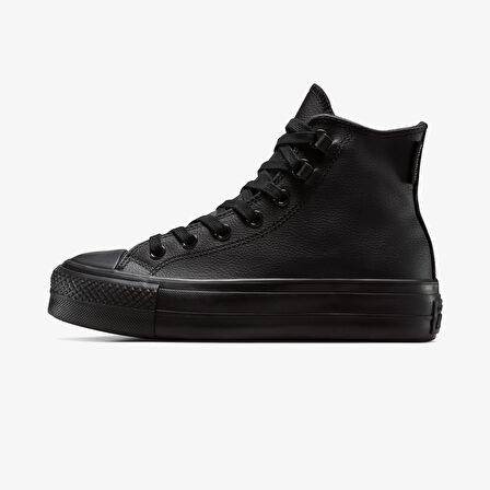Converse Chuck Taylor All Star Lift Platform Deri Unisex Siyah Sneaker
