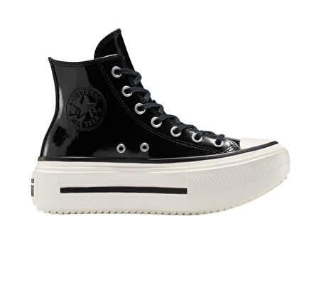 A12977C-K Converse Chuck Taylor All Star Lıft Double Stack Platform Pa Kadın Spor Ayakkabı Siyah