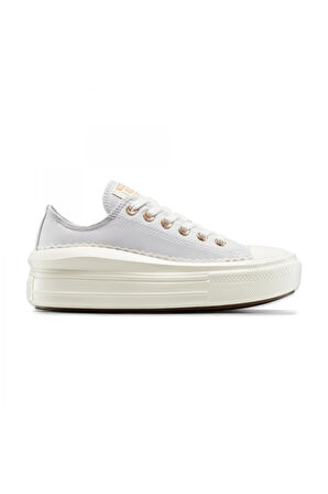 Converse A15494C Chuck Taylor All Star Move Platform Frills Sneakers Açık Gri Kadın Spor A