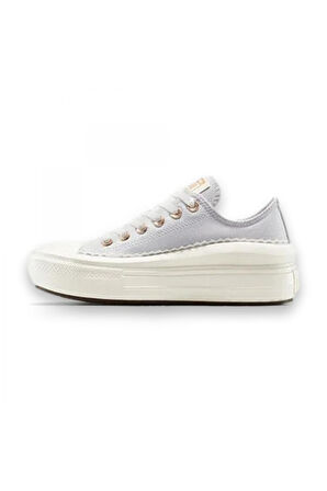 Converse A15494C Chuck Taylor All Star Move Platform Frills Sneakers Açık Gri Kadın Spor A