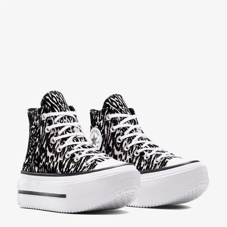 Converse Chuck Taylor All Star Lift Double Stack Unisex Siyah Sneaker