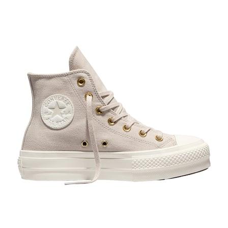 A18386C-K Converse Chuck Taylor All Star Lıft Sıde Zıp Kadın Spor Ayakkabı Krem