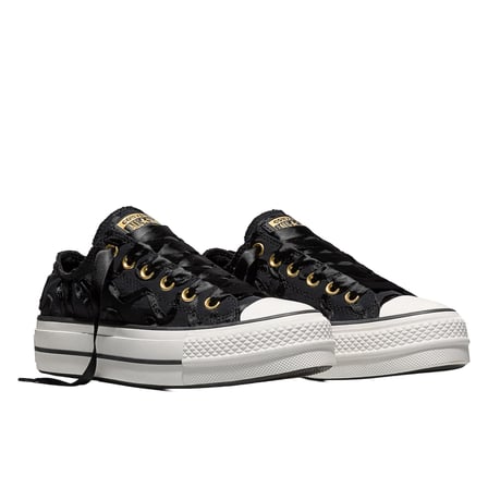 A20776C-K Converse Chuck Taylor All Star Lıft Kadın Spor Ayakkabı Siyah