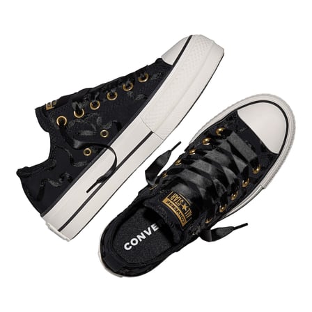 A20776C-K Converse Chuck Taylor All Star Lıft Kadın Spor Ayakkabı Siyah