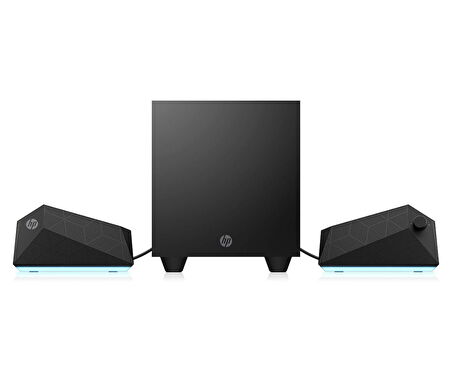 HP X1000 2. 1 30W RMS RGB Gaming Hoparlör Siyah