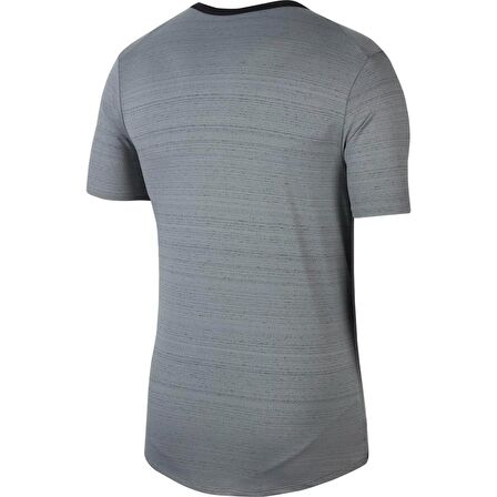 Nike M Nk Df Mıler Top Ss Erkek Gri T-shirt - CU59
