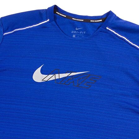 NIKEDF MILLER SS FLASH ERKEK MAVİ TSHIRT CV7405-438