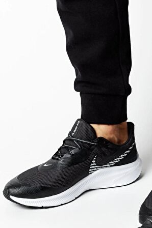 Nike Quest 3 Shield Walk Run Shoes Water Rpll. Reflektörlü Yürüyüş Koşu Ayakkabısı Siyah