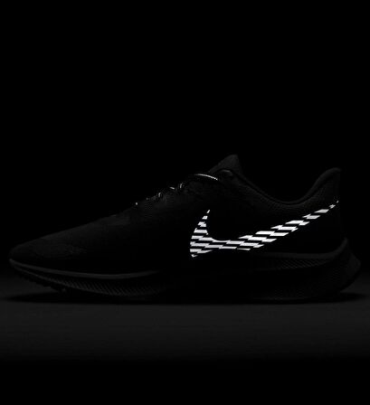 Nike Quest 3 Shield Walk Run Shoes Water Rpll. Reflektörlü Yürüyüş Koşu Ayakkabısı Siyah