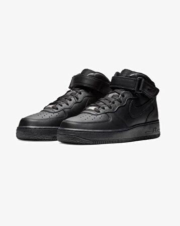 Nike Air Force 1 Mid Erkek Siyah Günlük Ayakkabı