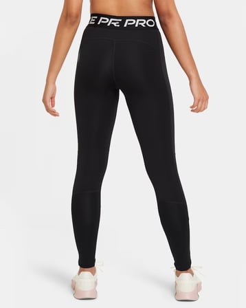 Nike Pro Dri-FIT DA1028-010 Büyük Kız Çocuk Taytı - Siyah