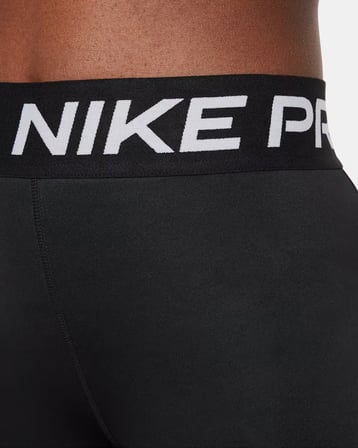 Nike Pro Dri-Fit Kız Çocuk Kısa Tayt - Siyah DA1033-010