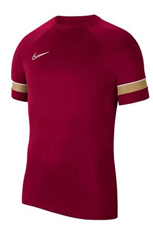 Nike Erkek Spor T-Shirt - Dri-Fit Academy - CW6101-677 Bordo 