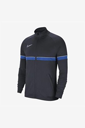 Nike Y Academy 21 Knit Track Jacket CW6115-453 Lacivert Çocuk Antrenman Eşofman Üstü