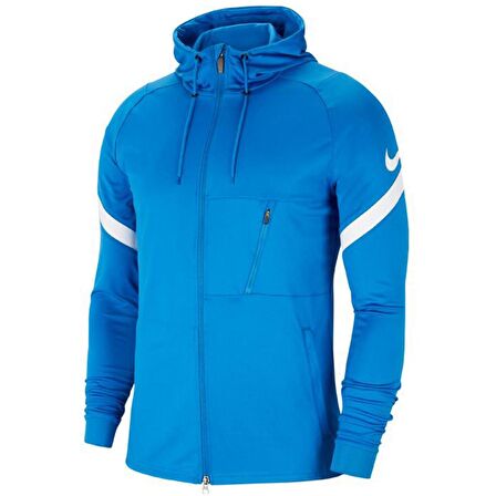 Nike M Nk Df Strke21 Fz Hd Jkt Erkek Mavi Futbol Ceket CW5865-463
