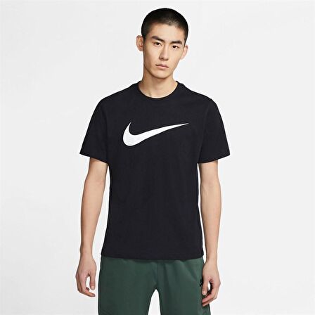 Nike M Nsw Tee Icon Swoosh Erkek Siyah T-shirt - D