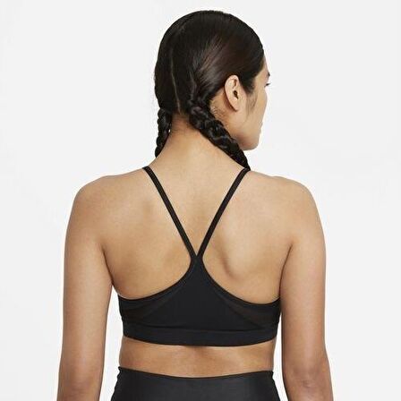 Nike W Nk Df Indy V-Neck Bra Kadın Siyah Sporcu Sü