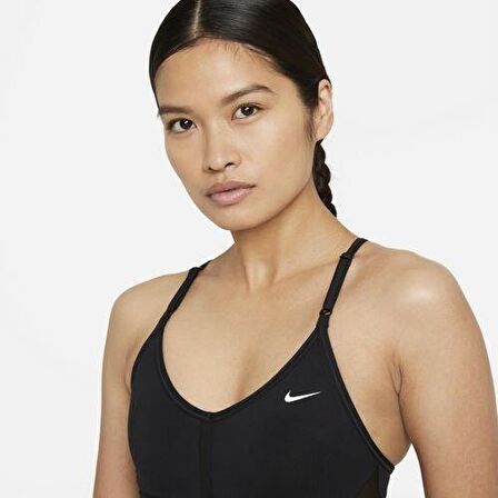 Nike W Nk Df Indy V-Neck Bra Kadın Siyah Sporcu Sü