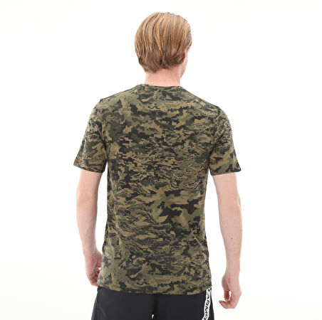 A1357727-001-001 Under Armour Ua Abc Camo Ss Erkek T-Shirt Kahve
