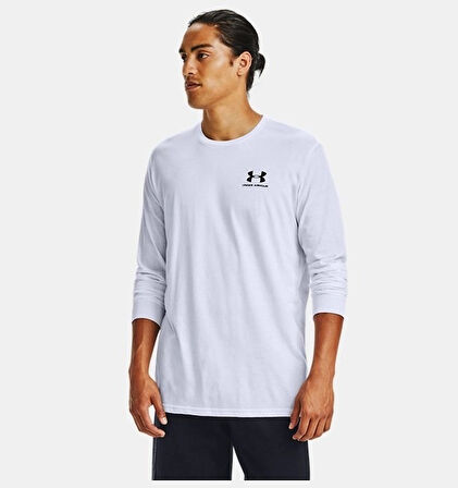 Under Armour Sportstyle Left Chest Ls Erkek T-shirt 1329585-100
