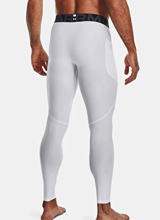 Under Armour 1361586-100-UA HG Armour Leggings Beyaz Düz Erkek Tayt