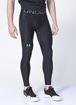 Under Armour Siyah - Beyaz Erkek Tayt 1361586-UA HG Armour Leggings