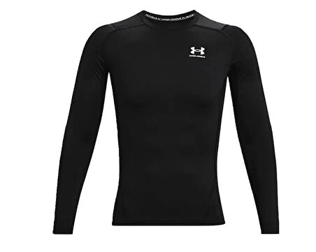 Under Armour Ua Hg Armour Comp Ls Erkek Antrenman Tişörtü 1361524-001 Siyah